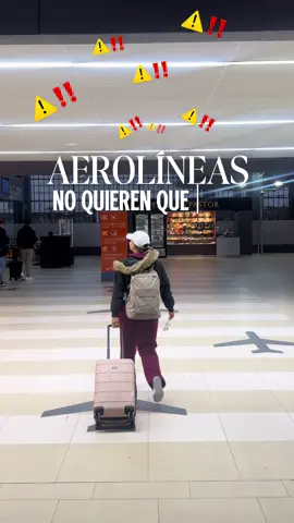 Atención que las aerolíneas no quieren que sepas esto!!!‼️⚠️ dejenme en los comentarios si quieren un tutorial de como aplicarlo!👇🏼#vuelosbaratos #travelhacks #traveltips #travelblogger 