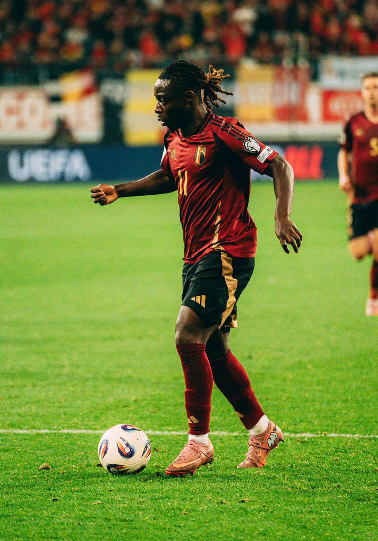 Unstoppable. ⚡️ #reddevils #jeremydok #football 