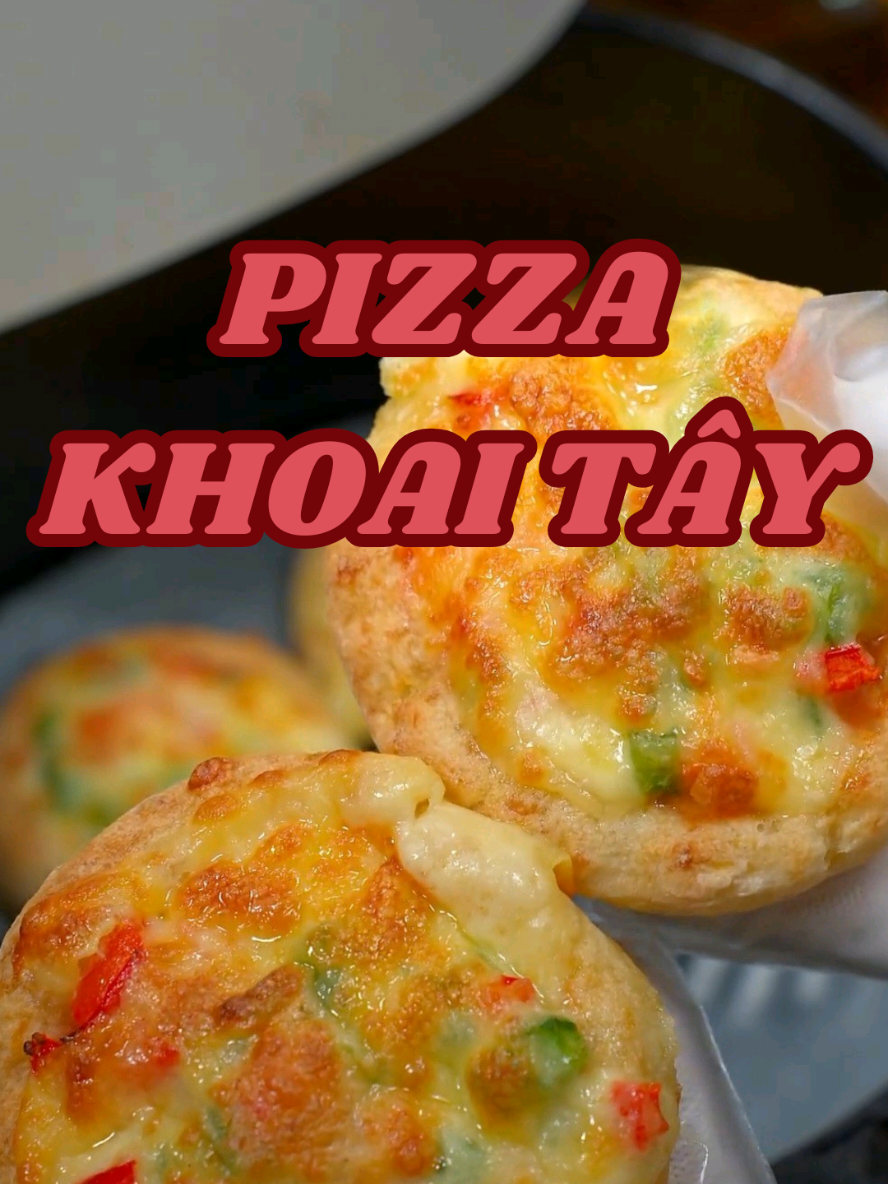 PIZZA KHOAI TÂY PHO MAI #food #monngonmoingay #cookez #homnayangi 