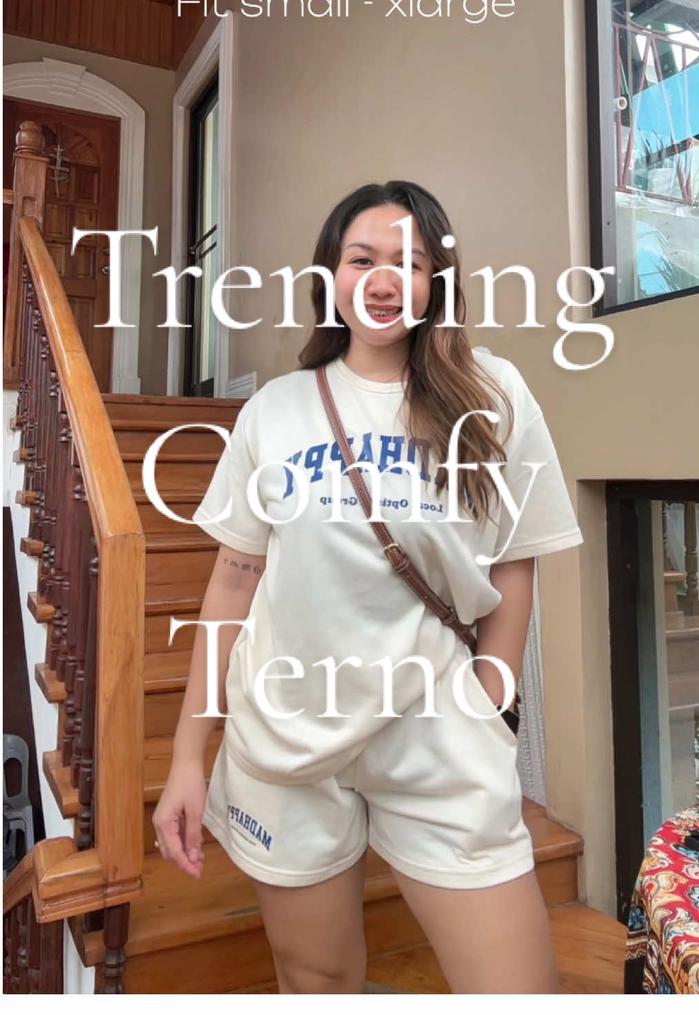 Trending comfy terno for everyone 😍#oversizedshirt #comfyterno #ternoset #ternooutfit 