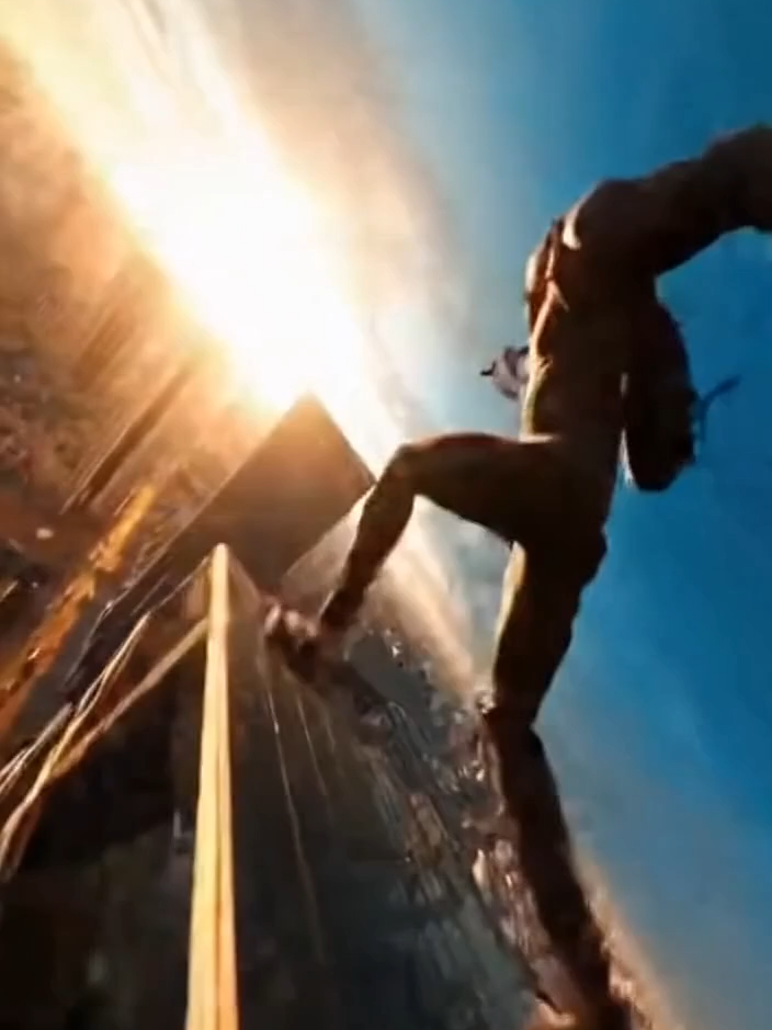 A parkour athlete running across rooftops of futuristic Tokyo, jumping across impossible gaps #sora #athelete #rooftoop