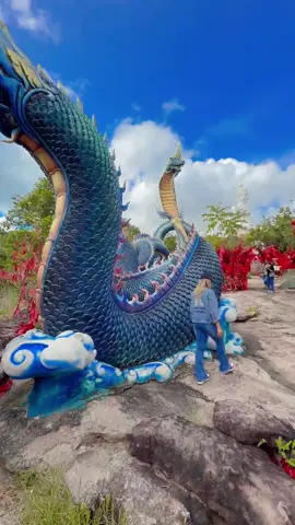 วัดภูมโนรมย์🙏🐉 (พญาศรีมุกดามหามุนีนีลปาลนาคราช / พญานาคฟ้า) #มุกดาหาร #มาดามนิด #มาดามถึงแก๊ส #คลิปreeisสร้างรายใด้ #วัดภูมโนรมย์