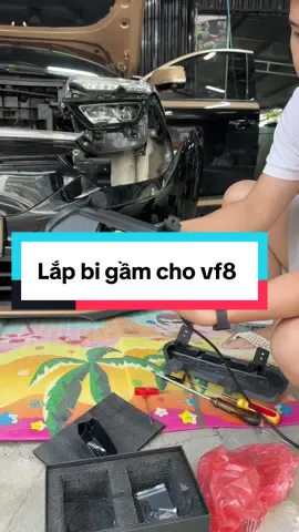 Lắp bi gầm cho vf8 