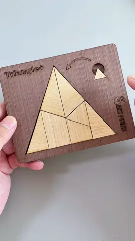 How do we fit the little triangle into the frame?#puzzle #iqtest 