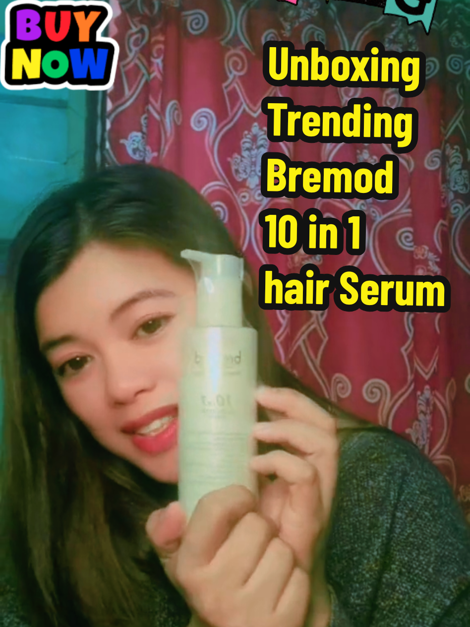 Unboxing  Trending  Bremod  10 in 1  hair Serum ✅ #affiliate #affiliatemarketing #affiliatemomamy👩‍🦰❤️ #amytiktok❤️❤️ #fb_ymaamy❤️👈 