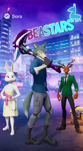 Cherry blossom gliders deploying 🐱#beastars #fortnite #ai #fyp 