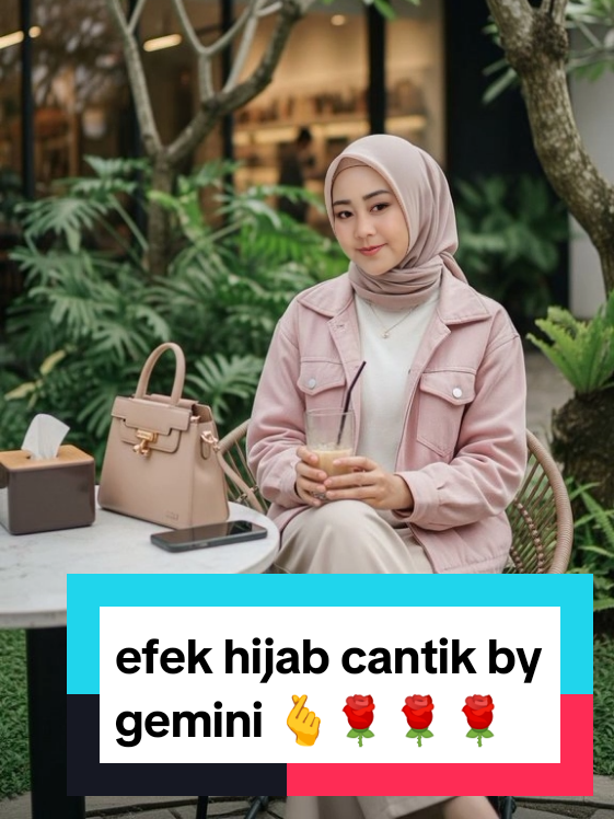 kepastian,,, aku masih menunggumu aku masih menantimu  #stylehijab #hijabcantik #ai #gemini 