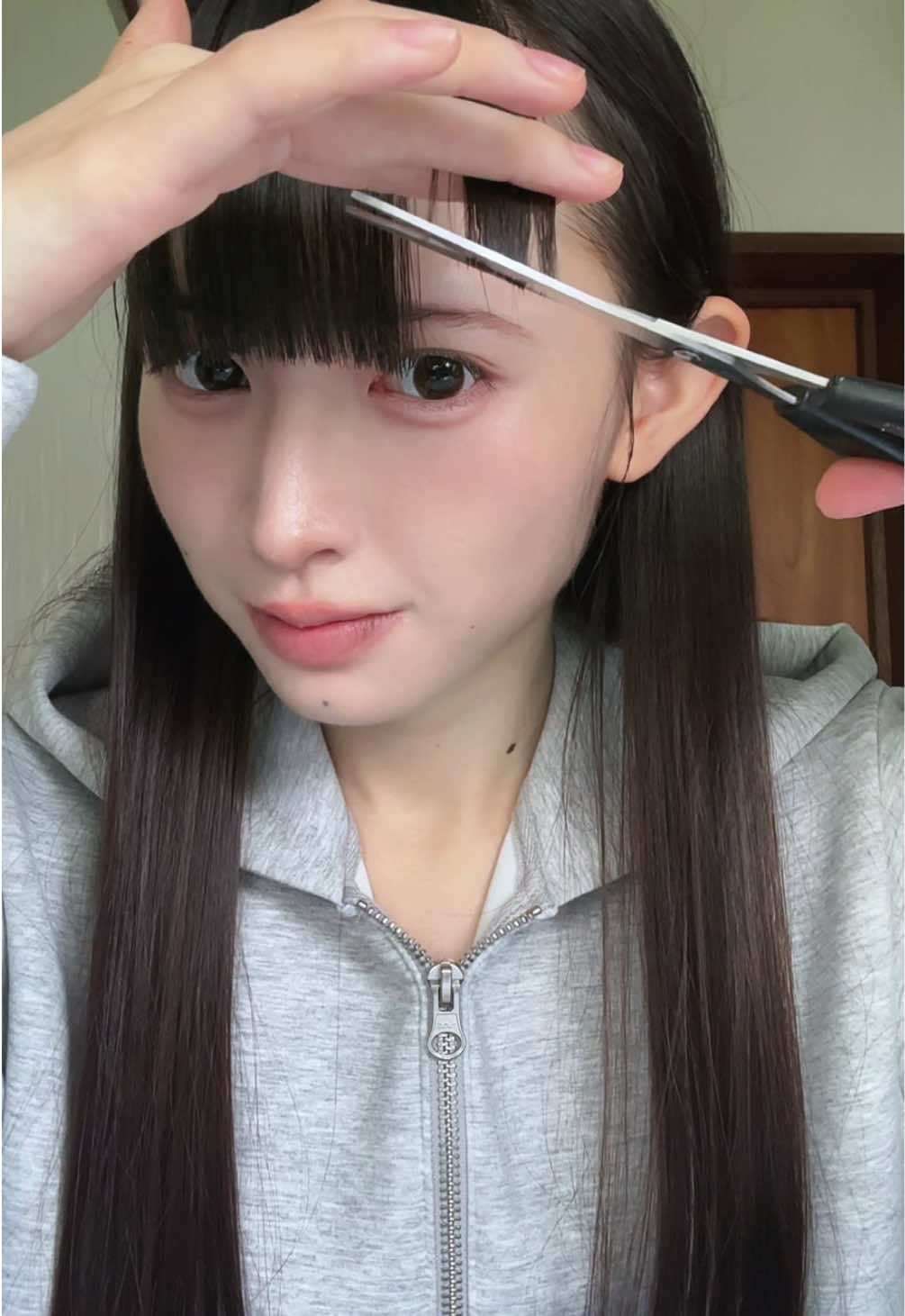 前髪カット#fyp #前髪カット 