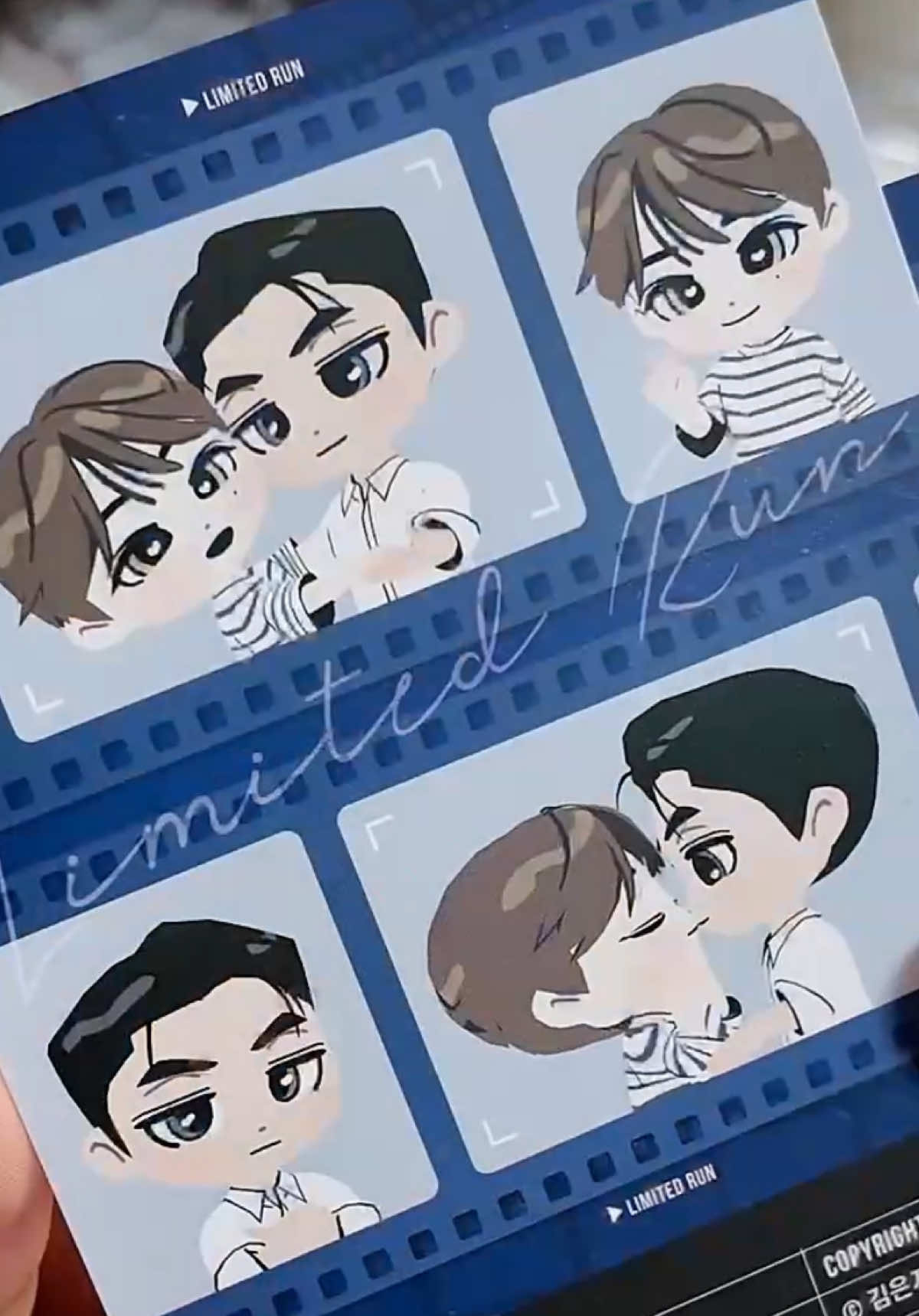 Limited Run x BNOW  AR photo cards from Mofun  #limitedrunmanhwa #manhwa #blmanhwa #bl #blmerch 