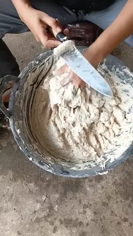 Cara mudah membuat adonan pempek dengan bantuan pisau  #fyp #viral #trending 