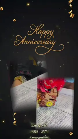 Happy anniversary#1year complete #
