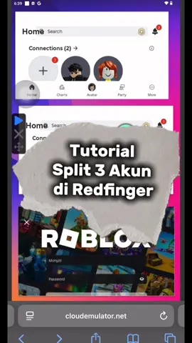 Halo guys, di video kali ini aku bikin Tutorial Split 3 Layar di Redfinger.  Btw, kalian login in akun Roblox dulu yaa di apk Dual Space, agar loginnya tidak susah nanti. Kalau masih bingung komen aja yaa😁 #tutorial #redfinger #fishit #roblox #robloxfyp 