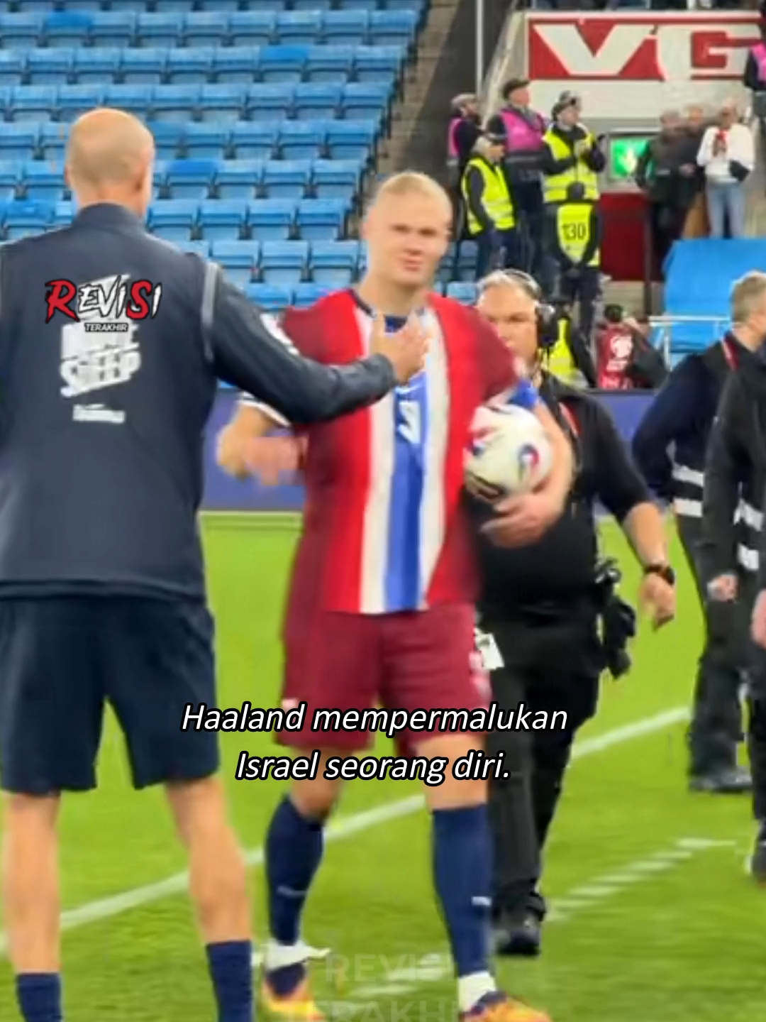 Haaland mempermalukan Israel seorang diri ☠😳 #trending #footballl #footballtiktok