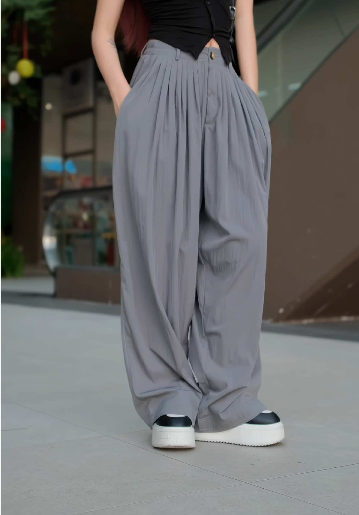 Em quần gió tinh tế cho chị em 1m5 đây ạ #thoitrang #xuhuong #quangio #thuchamchi #OOTD 