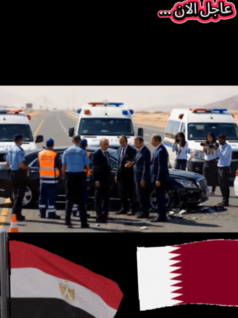 تفاصيل حادث الوفد القطري على طريق شرم الشيخ/مصر #حادث #الوفد_القطري #شرم_الشيخ #مصر #عاجل @عاجل الان 🌎 @عاجل الان 🌎 @عاجل الان 🌎 