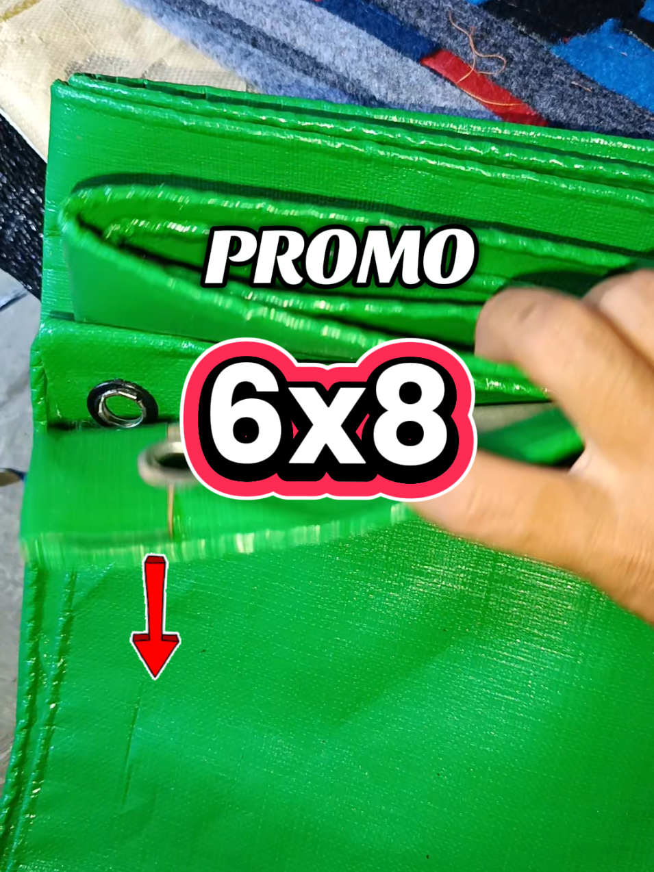 Terpal A20 ukuran 6x8 murah banget harga Promo bulan ini. #terpalmurah #terpala20 #terpaltruk #terpaljemurpadi #terpalkolam bisa COD dan ada Voucher Ongkir. 