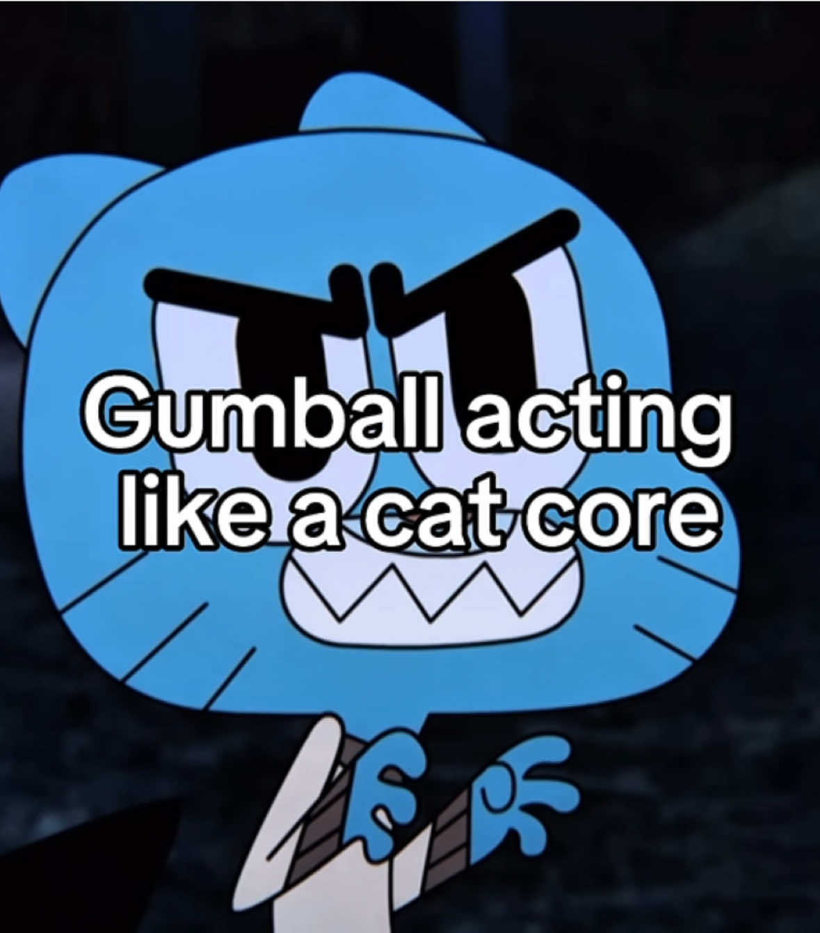 Gumball acting like a cat core #theamazingworldofgumball #cartoonnetwork #tawog #cartoonnetwork #fyp 