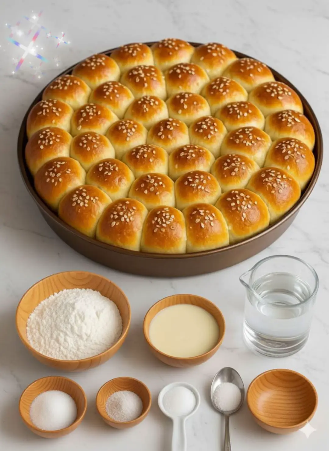 طريقة عمل خليه النحل اللذيذه#foryoupage #foryou #حلويات #عراق_سوريا_فلسطين_سعوديه_مصر #خليه_النحل_بالتمر  🧁 المقادير: 	•	3 أكواب دقيق (منخول) 	•	1 ملعقة كبيرة خميرة فورية 	•	2 ملعقة كبيرة سكر 	•	1/2 ملعقة صغيرة ملح 	•	1/4 كوب زيت نباتي 	•	1 كوب حليب دافئ (قد تحتاجي القليل أكثر أو أقل حسب نوع الدقيق) 	•	1 حبة بيض (للعجين) 	•	للتلميع: بيضة + ملعقة صغيرة حليب + رشة فانيليا أو سمسم 	•	للحشوة (اختياري): جبن كريمي أو مكعبات جبن كيري أو شوكولات الطريقة: 	1.	تفعيل الخميرة: في كوب، ضعي الحليب الدافئ (ليس ساخناً) مع السكر والخميرة. اتركيه 10 دقائق حتى يتكوّن رغوة على الوجه — هذا يعني أن الخميرة نشطت ✅ 	2.	تحضير العجينة: في وعاء كبير ضعي الدقيق والملح. أضيفي البيضة والزيت ومزيج الخميرة، وابدئي بالعجن. اعجني حتى تتكون عجينة طرية وملساء لا تلتصق باليد. (إذا كانت قاسية، أضيفي قليل من الحليب الدافئ تدريجياً). 	3.	التخمير: غطّي العجينة بمنشفة أو نايلون، واتركيها بمكان دافئ مدة ساعة تقريباً حتى يتضاعف حجمها. 	4.	التشكيل: بعد التخمير، قسّمي العجينة إلى كرات صغيرة متساوية الحجم (مثل حجم الجوزة). احشي كل كرة بقطعة جبن أو شوكولاتة حسب الرغبة، واغلقيها جيداً من الأسفل. 	5.	الترتيب: ضعي الكرات في صينية مدهونة زيت أو مفرشة بورق خبز، بشكل دائري قريب من بعض حتى تشبه خلية النحل 🐝 اتركيها ترتاح 15 دقيقة بعد التشكيل. 	6.	التلميع والخبز: ادهني الوجه بخليط البيض والحليب، ورشي سمسم أو حبة البركة إذا تحبين. اخبزيها في فرن محمى مسبقاً على حرارة 180 درجة مئوية حتى تحمّر وتنتفخ (حوالي 20 دقيقة). 	7.	اللمسة الأخيرة: فور خروجها من الفرن، ادهنيها بالعسل أو الشيرة الخفيفة وهي ساخنة لتعطيها لمعاناً وطراوة لا تقاوم 😋