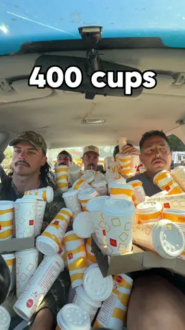 “Yeah I’ll grab a Big Mac and 400 free waters thanks” #maccasrun #aussie #bogan #maccascups 