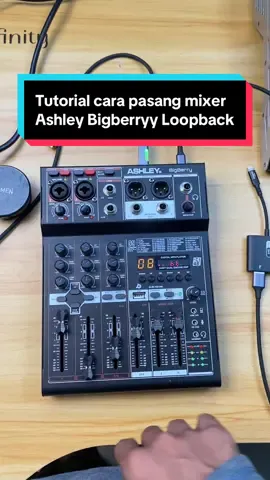 Membalas @Aa_5_ Tutorial cara pasang dan setting mixer ashley bigberry 