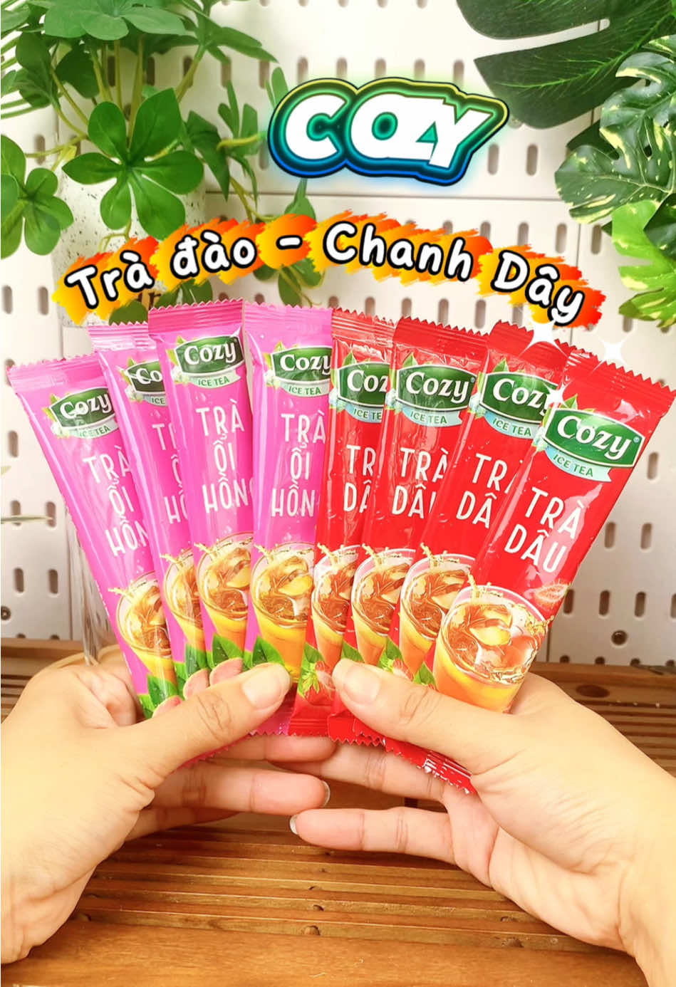 Trà Trái Cây Cozy mix vị có bao bì tết mới đây nha mn. ✨🌸🌸🌸🌸🌼🌼🌼🌼 ✨ #tratraicay #tratraicaycozy #cozy #tradao #salegiuathang 