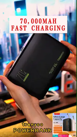 Bahagi 1 TRANYOO POWER BANK70000MAH FAST CHARGING.#tranyoo #powerbank #fastcharging#70000mah #tranyoopowerbank