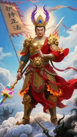 韦陀菩萨#佛教文化 #国泰民安祈福 #佛学文化 #韦陀菩萨#所求皆如愿 