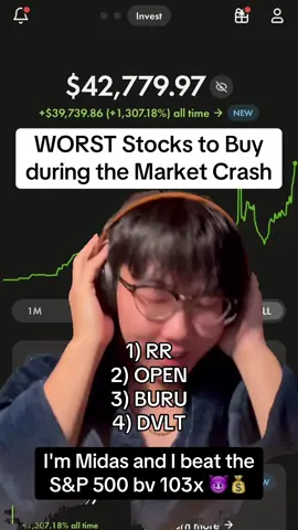 I’m Midas and I beat the S&P 500 by 103x with my Picks 😈📈 #stocks #stock #stockmarket #invest #investing