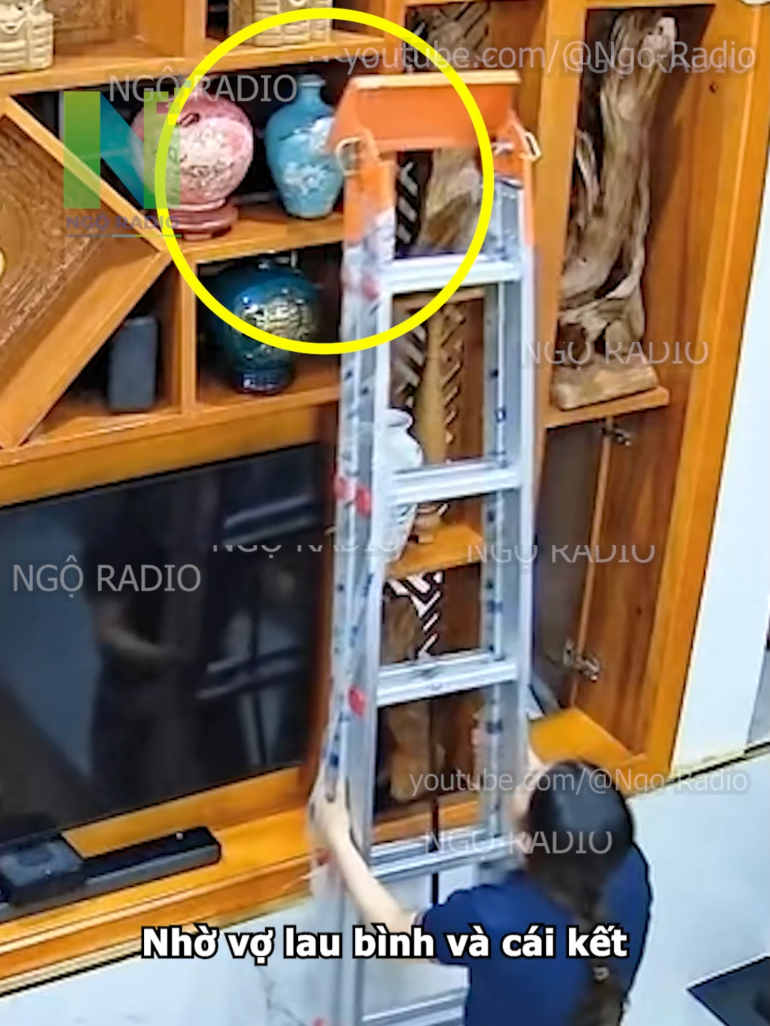 Nhờ vợ lau bình và cái kết#viraltiktok #ngoradio #tintuc #cuocsong #haihuoc