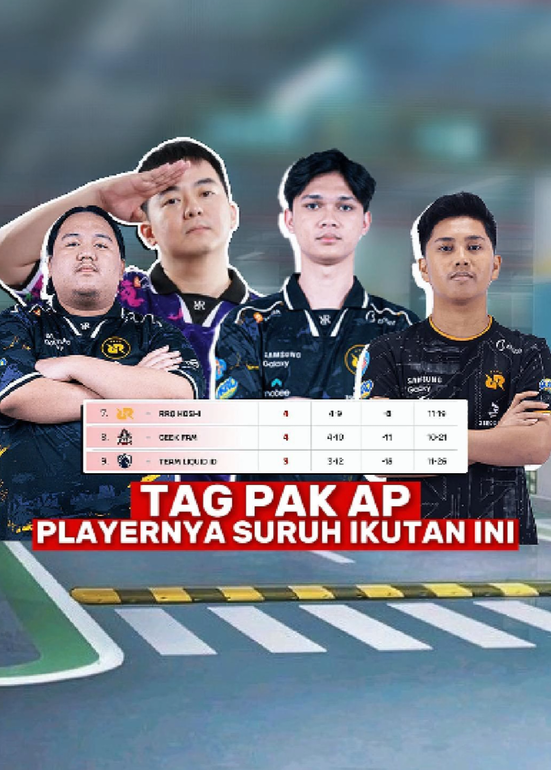 Gak lolos play off aja udah sekalian, Kelamaan. #rapspoint #juraganraps #jokiraps #rrqhoshi #fyp 