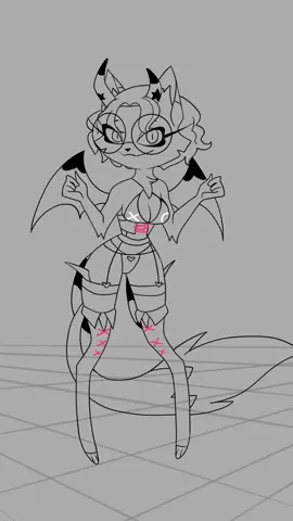 Here is my creation process from rough to compositing 💕 • • #helluvaboss #hellhound #2danimation #verosikahelluvaboss #animationdance 