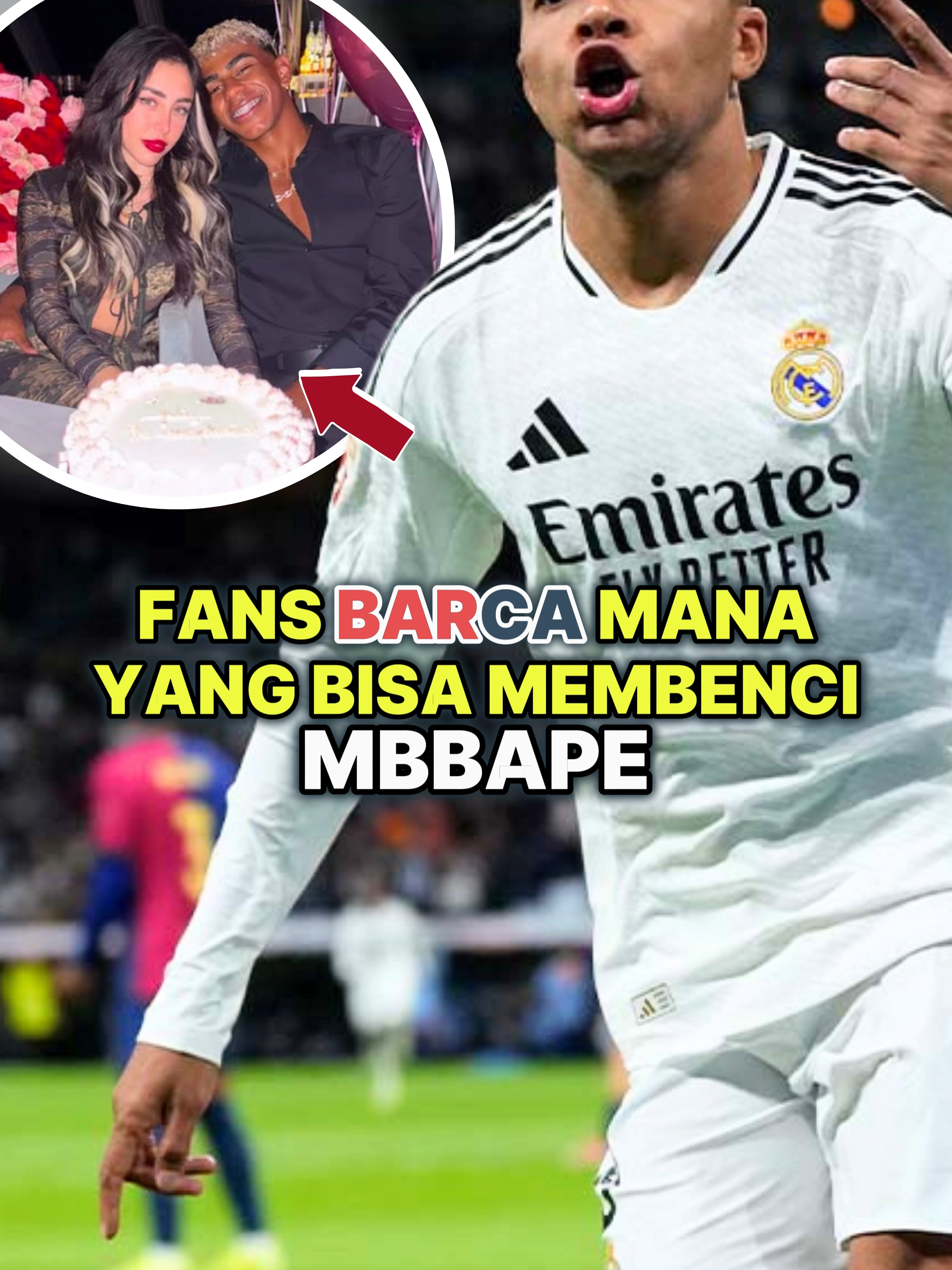 FANS BARCA MANA YANG MEMBECI MBAPPE??❤️⚽ #SOROTGOAL #faktagoal #sepakbola #fypviralシ #fyp2025 #MBAPPE #lamineyamal