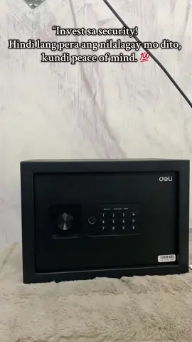 Secure your valuables in style! 🔒 Perfect para sa cash, jewelry, at important documents.#deli #safety #vault #fyp #foryourpage 