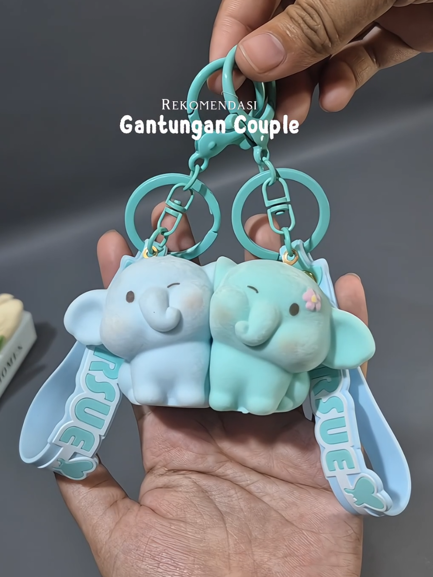lucu bgtt bisa couplean🩵 #gantungantas #gantungankunci #bagcharm #gantungancouple 