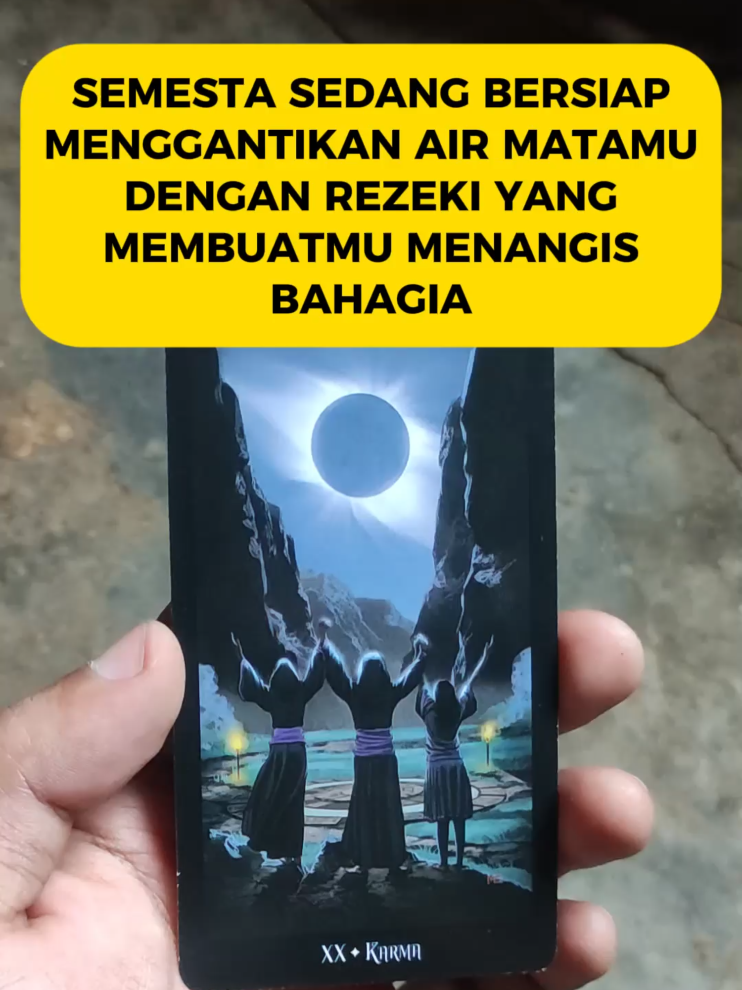 Semesta Sedang Bersiap Menggantikan Air Matamu dengan Rezeki yang Membuatmu Menangis Bahagia #tarot #tarotreading #fyppppppppppppppppppppppp #viral?tiktok🥰 #ramalantarot