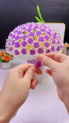 lọ hoa hồng làm sẵn 99 bông #toptrending #toptrend #lamhoa #hoa #meohay 