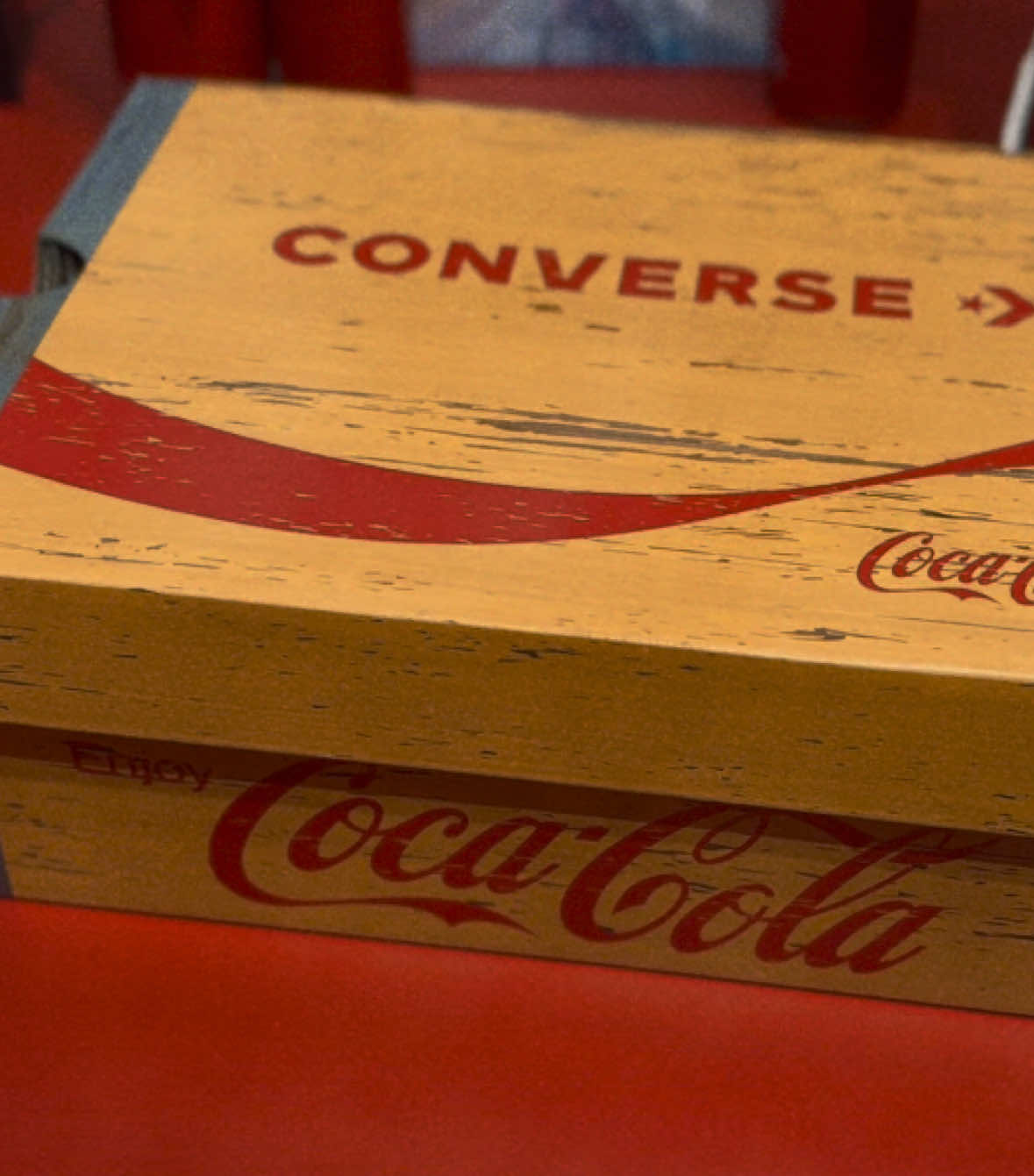 Two timeless icons, one fresh collaboration. Converse x Coca-Cola brings together classic comfort and cool energy made for those who keep it simple, but always stand out. Sip the vibe, step in style. 👟🥤Two icons, one vibe.                                           “From the streets to the      spotlight, this drop hits”different#Refreshyourstyle#ConverseXCocaCola#Conversetrx#trx#fyp