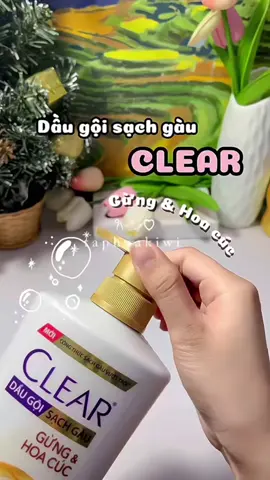 Dầu gội thảo dược gừng và hoa cúc ❤️#goclamdep #taphoakiwi #xuhuong #hoptaccungunilever #clearthaoduoc 
