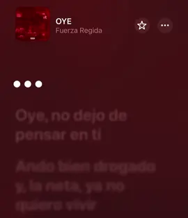 OYE @Fuerza Regida #dolidoperonoarrepentido #ep #applemusic #applemusiclyrics #lyricsvideo @LEGION_MIDORLO88 