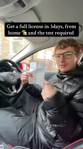 Get a full license in 3days, from home 🏡 and the test required #dvla #drivinglicense #driving #uklicence #ukimmigration 