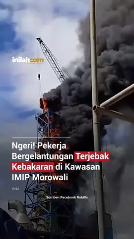 Beredar sebuah video yang menampilkan pekerja bergelantungan yang terjebak kebakaran di kawasan IMIP (Indonesia Morowali Industrial Park), Morowali, Sulawesi Tengah, Minggu (12/10/2025). Berdasarkan sumber yang dihimpun, kebakaran terjadi di area PT Huayue Nickel Cobalt (HYNC) dan PT Sulawesi Nickel Cobalt (SLNC), yang terjadi sekitar pukul 08.53 WITA. Dugaan sementara, kebakaran dipicu oleh percikan api dari aktivitas pengelasan di ketinggian, yang jatuh mengenai bagian tangki berbahan fiberglass hingga memicu kobaran api.  Informasi yang diterima menyebutkan, satu pekerja lokal dilarikan ke Klinik Utama IMIP, sementara dua Tenaga Kerja Asing (TKA) dibawa ke Klinik 2 untuk mendapatkan penanganan medis lebih lanjut. - Selengkapnya kunjungi website dengan klik link di bio atau download aplikasi di AppStore dan Google Play Store. #InilahNews #IMIP #Morowali #SulawesiTengah #PTHuayueNickelCobalt     