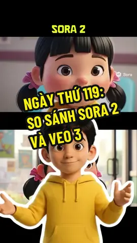 So sánh Sora 2 và Veo3 #sora2 #100ngaykhoinghiep #veo3 