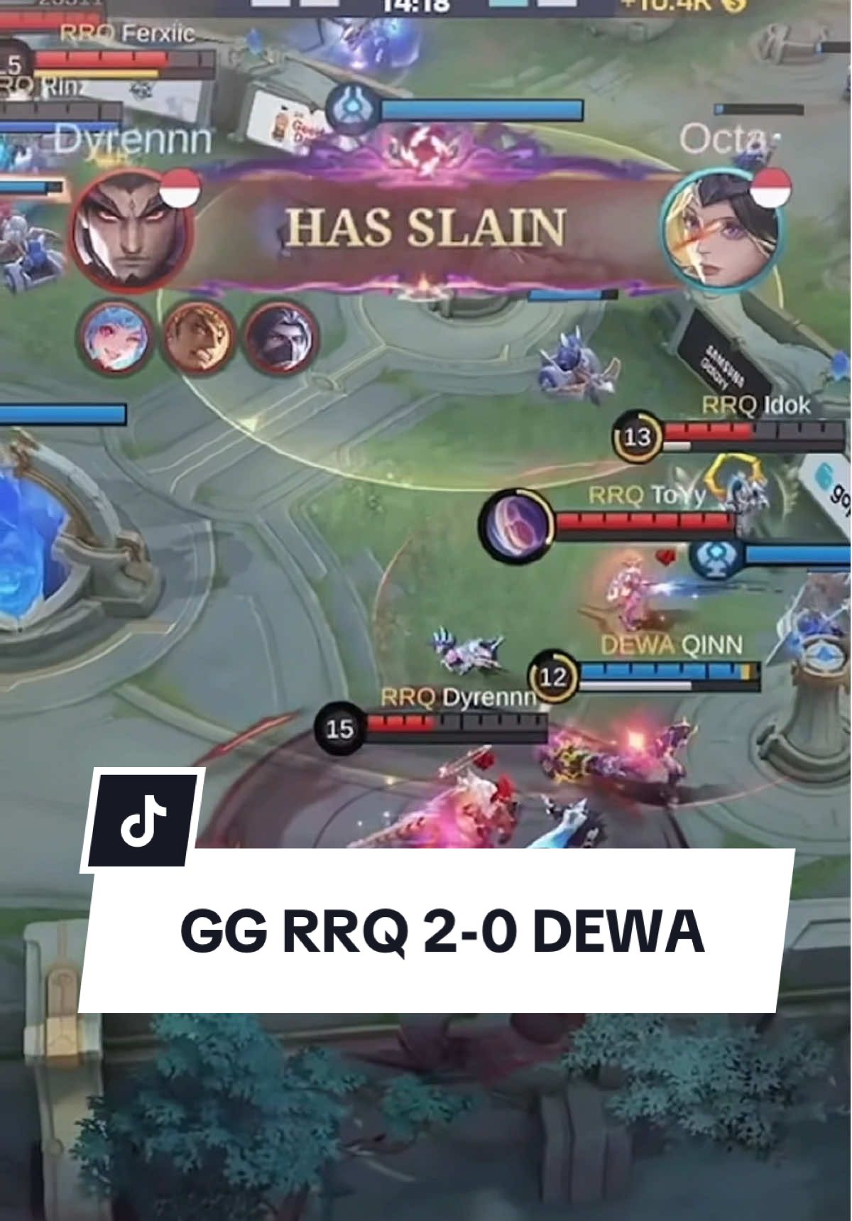 GG RRQ 2-0 Dewa! Udah lama gak bikin JJ untung masih inget caranya😌 @MPL Indonesia #teamrrq #vivarrq #mplids16 #mplindonesia #MobileLegends
