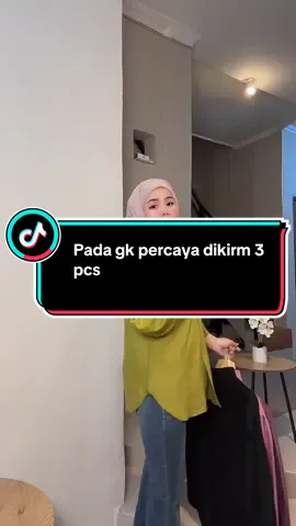 Membalas @mmh vina 115 rb isi 3 pcs lagi promo harga normal 150 rb #liveanieramadhani94 #kemejaviral #ootdhijab #blousewanita 