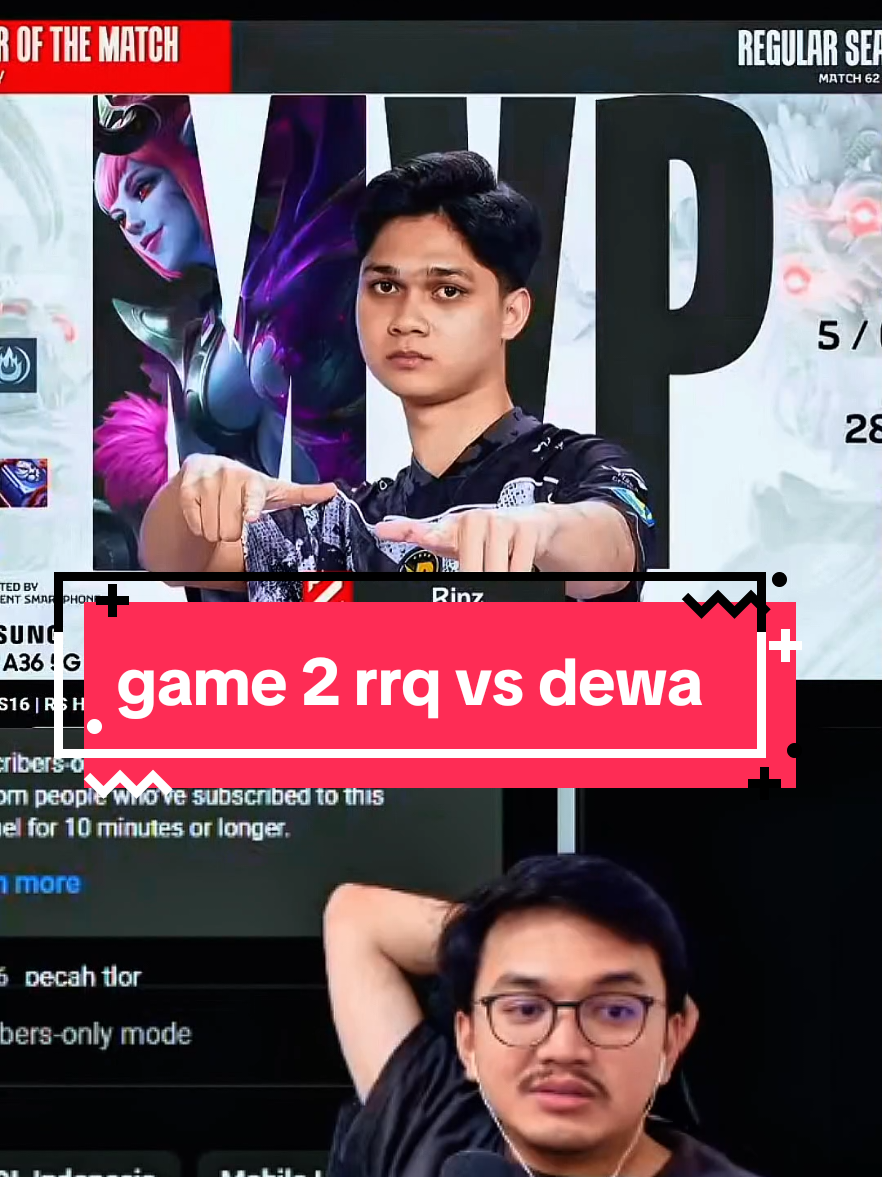 Game 2 RRQ VS DEWA | rinz menunjukkan kelaznya#9embiraMabar #TiupLilinBarengFanny #MLBBIDCreator 