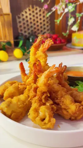 Tôm chiên xù gọi món này bằng điện thoại  #quynhquynhthichnaunuong #nauancungtiktok #monngonmoingay #xuhuong #ancungtiktok 