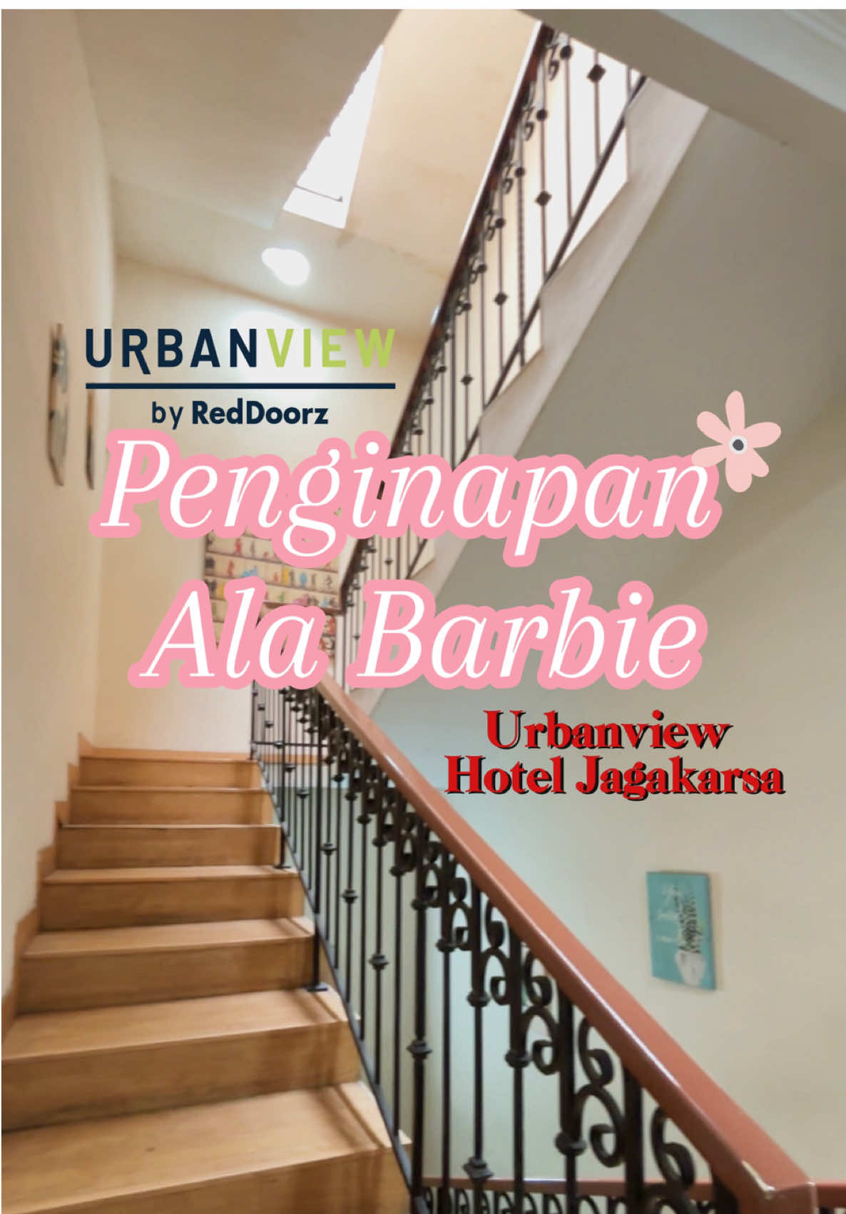 Yang lagi cari penginapan harga terjangkau ala-ala Barbie di Jakarta Selatan? Yuk ke Urbanview Hotel Jagakarsa aja. Tempatnya lucu dan banyak spot foto yang menarik.  Yuk, pesen kamarnya dari aplikasi Reddoorz dan masukin kode promo YUKNGINEP biar dapetin potongan harganya. #redtravelers #urbanviewbyreddoorz #urbanviewhoteljagakarsa #barbie #jakartaselatan 