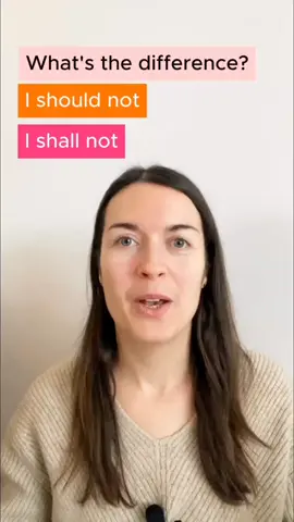 SHALL NOT and SHOULD NOT - what's the difference in English?#englishgrammar #viralvideos #foryou #foryoupage❤️❤️ 