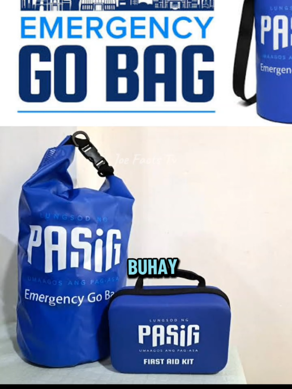May libreng Go Bag na ipinapamigay ang Pasig City para sa emergency? Ito ‘yung mga ganitong kit na pwedeng magligtas ng buhay kapag may lindol, baha, o anumang sakuna!Meron silang First Aid Kit! Kompleto  bandages, alcohol pads, gauze swabs, at iba pang pangunang lunas kung may sugat o injury. Tapos, may flashlight na rechargeable at may hand-crank feature, kahit walang kuryente, pwede mong iikot para magka-ilaw! Meron ding emergency blanket, whistle, at multi-purpose rope, lahat ng basic survival tools. #pasig  #emergencykit  #laginghanda  #pasigueño  ”#creatorsearchinsights 