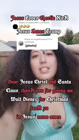 Replying to @angelicmoon773☆Jesus Loves Charlie Kirk #donaldtrump 